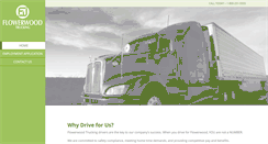 Desktop Screenshot of flowerwoodtrucking.com